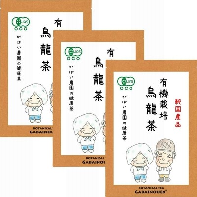 有機栽培 烏龍茶 3g×40包 お得な3個セット 無農薬 国産（大分・鹿児島産） 残留農薬・放射能検査済