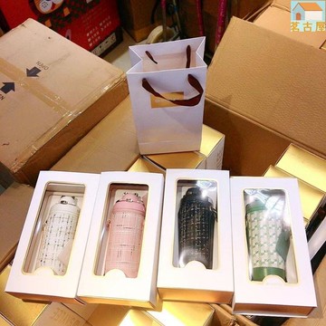 小立時尚水杯小香貓保溫杯ins女防摔耐高溫通用顏值水杯