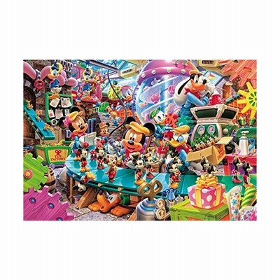 108ピース ジグソーパズル ディズニー ミッキーのトイファクトリー 18 2x25 7cm 通販 Lineポイント最大get Lineショッピング