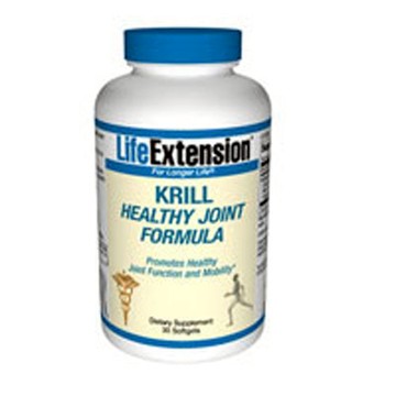 Krill Healthy Joint Formula 30 sgels by Life Extension