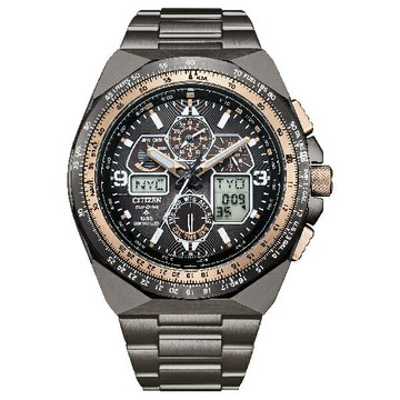 CITIZEN 星辰 PROMASTER系列  JY8146-54E 通路限定 35週年光動能航空腕錶 櫻花粉紅金 45.7mm｜樂天全館特惠中★指定刷卡回饋10%