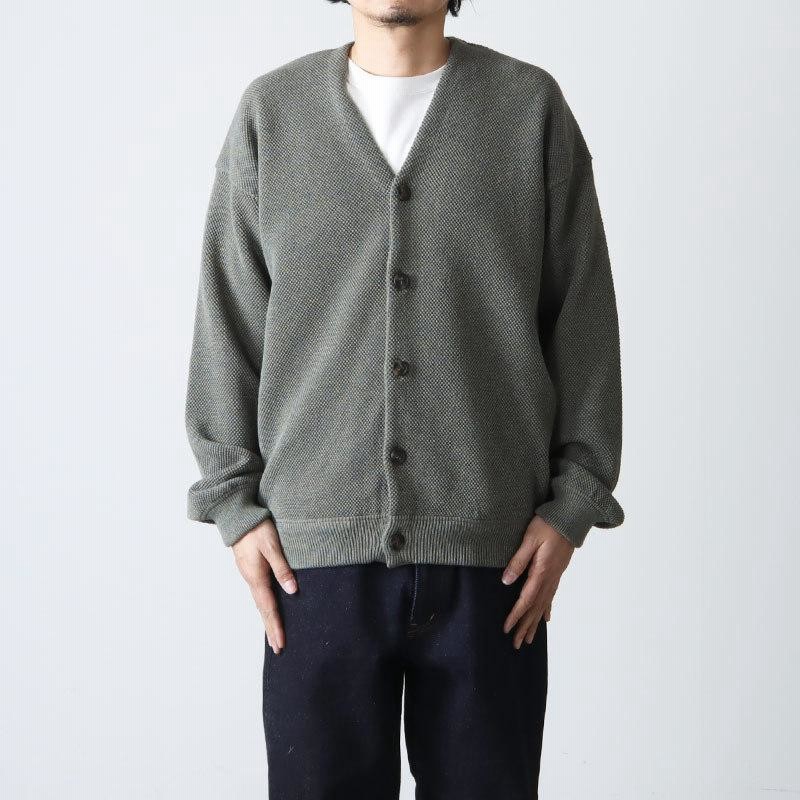 crepuscule (クレプスキュール) Moss Stitch V/N Cardigan / モス