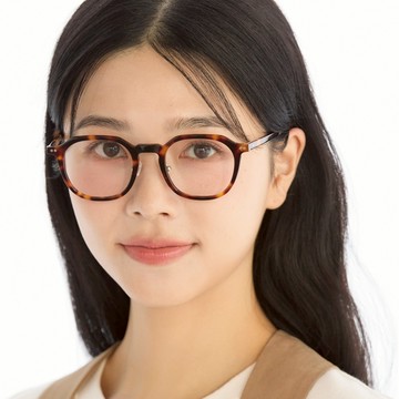 CARIN 光學眼鏡 HEIZE C2 橢方框 - 金橘眼鏡