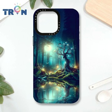 TRON IPHONE 16 PRO MAX 奇幻森林系列 MAGSAFE 磁吸 防摔 太空殼 透白 手機殼