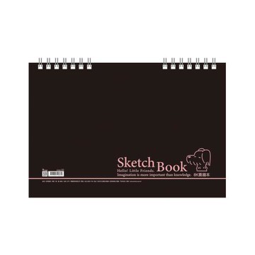 美加美 8K素描本(上翻)-黑/藍 5本/包 AF5550/AF5551