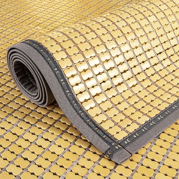 夏季麻將涼席0.8米1.5米1.8米2.2米碳化麻將席子折疊學生竹席床席