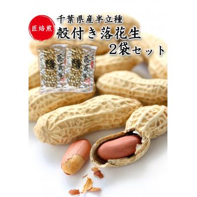 ふるさと納税 香取市 香取市産 から付き落花生(千葉半立) 300g×2袋セット 計600g