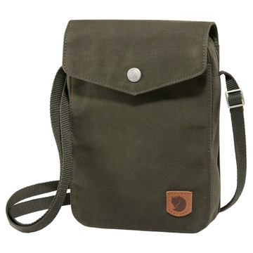 Fjallraven Greenland Pocket 旅行隨身袋.側背包.斜背包.單肩包.腰包.臀包.護照包.證件錢包_23156-662 深森綠