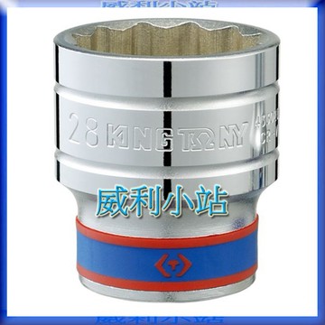 【威利小站】 KING TONY 4330MR 4330 四分十二角標準套筒 1/2" 4分手動短套筒