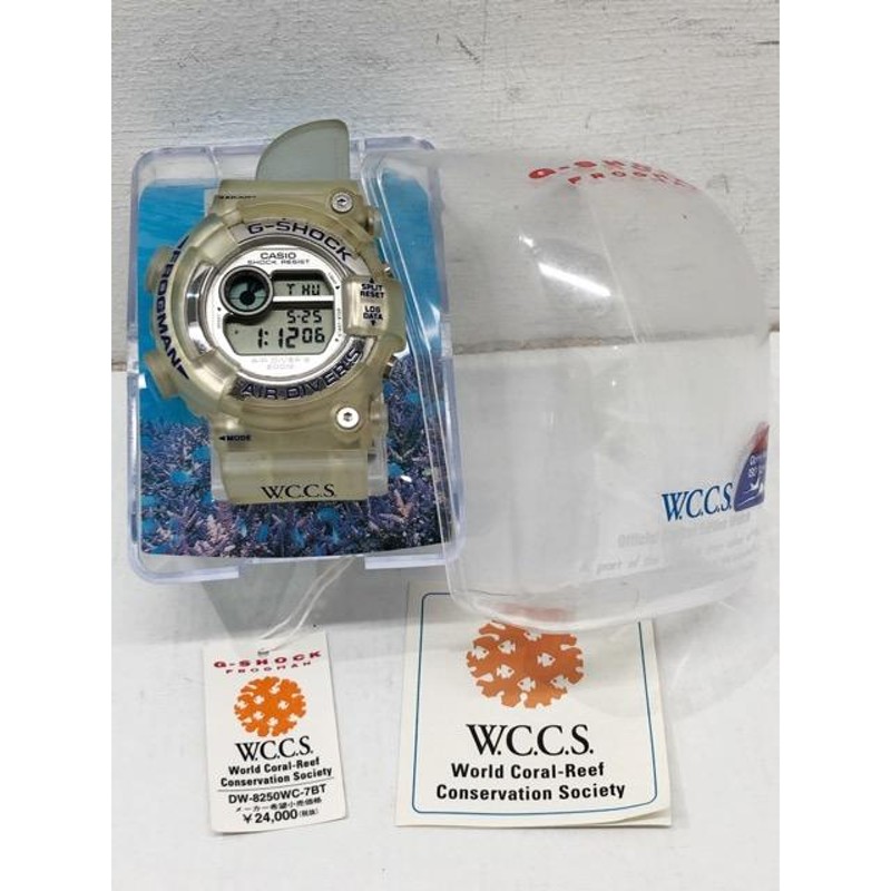 CASIO(カシオ) G-SHOCK FROGMAN フロッグマン W.C.C.S サンゴ礁 腕時計 / DW-8250WC-7BT  【64676-007】 | LINEブランドカタログ