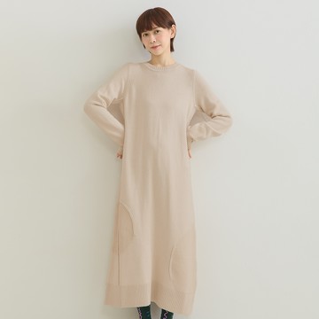 a la sha 圓球緹花針織洋裝