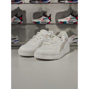 李寧小白鞋 惟吾LITE休閑鞋秋季運動潮流女子防滑耐磨板鞋AGCT116