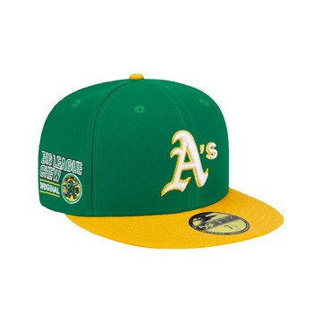 NEW ERA 59FIFTY 5950 BIG LEAGUE CHEW 奧克蘭 運動家 綠 全封帽 棒球帽【TCC】