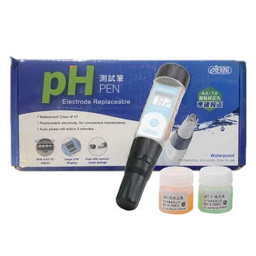 ISTA 伊士達 液晶螢幕顯示 防水 PH酸鹼度測試筆 附校正液 I-819  80g  1個