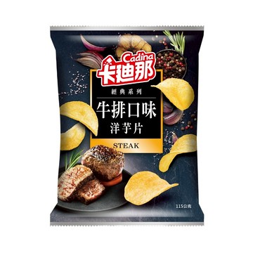 [家速配]卡迪那洋芋片牛排口味115g