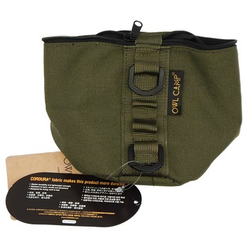 OWL CAMP 高山瓦斯套 大 幫瓦斯罐保溫 戰術織帶可任意吊掛小物  軍綠色  1個