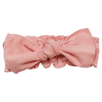 L'ovedbaby 美國 有機棉 大蝴蝶結髮帶 (0-12個月)  珊瑚色 Coral