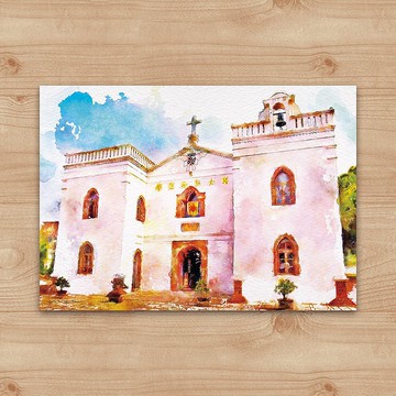 明信片 繪畫系列 – 萬金聖母聖殿