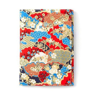 禾織｜日式和風花系 梅花櫻花保護套/書衣/書套/書皮 雙面A6 可客製