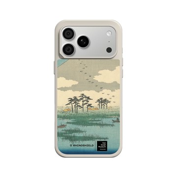 iPhone 18 Pro Max SolidX 貝殼灰 - Van Gogh Museum - 吉原：富士沼澤中漂浮島嶼之野 - 歌川廣重