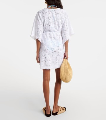 Melissa Odabash Ivy broderie anglaise cotton kaftan
