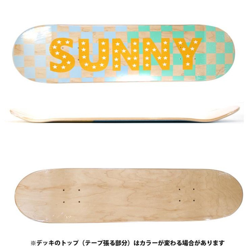 スケボー デッキ サニー SUNNY STAR LOGO BLUE GREEN DECK 8.0