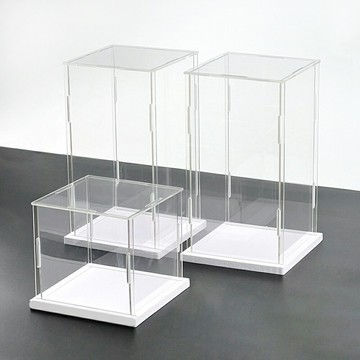 透明展示盒 模型展示盒 壓克力 手辦收納盒 公仔陳列 置物盒 防塵盒 防塵罩 收藏品 展示櫃【BlueCat】【RI3594】