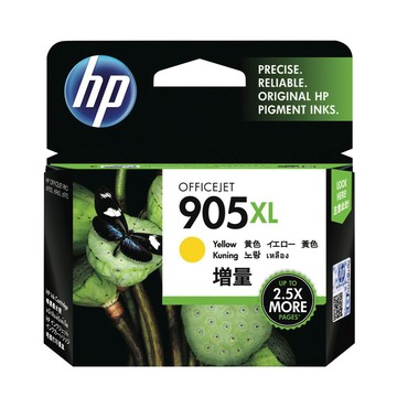 HP 905XL 黃色高容量墨水匣(T6M13AA) 適用OfficeJet Pro 6960 / 6970