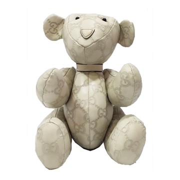 【GUCCI 古馳】GUCCI 經典限量款泰迪熊(米色)
