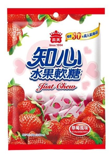 知心水果軟糖-草莓口味100gx12包
