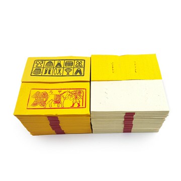 【金紙】黃厚壓花紙 甲馬 巾衣 金錢 白錢 祭祀 拜拜