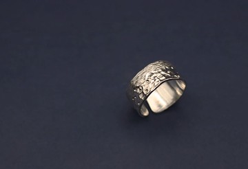 水系列-海洋925銀開口戒