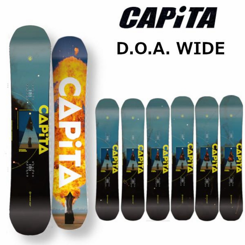 特典付き] 24-25 CAPITA キャピタ スノーボード D.O.A. WIDE 