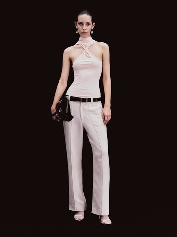 Azores Trouser in Tahini - TENCEL ENKA Viscose Ninety Percent