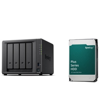 Synology 〈鈔省價〉DS925+ 4Bay NAS+HAT3320 PLUS 20TB NAS硬碟(X2)