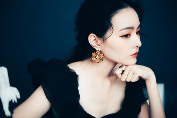 COR-DATE / 網狀花耳環