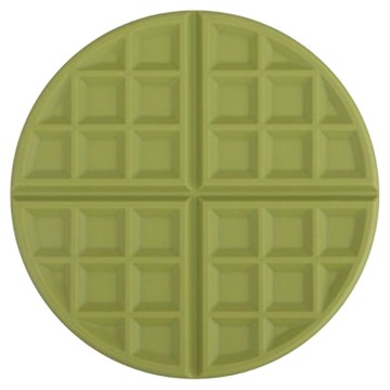 Dailylike 鬆餅造型 矽膠隔熱墊  GREEN TEA  1個