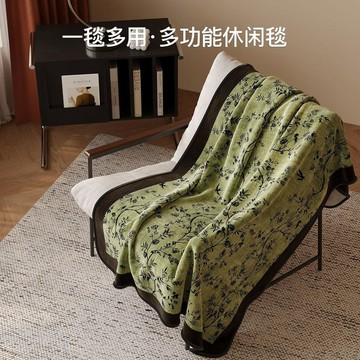 【法式中古風】加厚毛絨法蘭絨小毛毯 冬季沙發毯 臥室宿舍蓋毯 午休睡毯 法式毛毯 絨毛毯 保暖毯 沙發蓋毯 宿舍毯