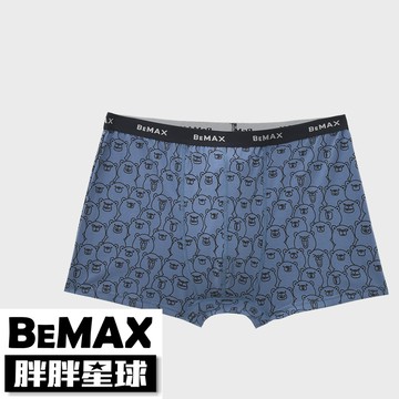 【胖胖星球】中大尺碼‧熊趣舒適款平角內褲 2XL~6XL‧加大【D9102】