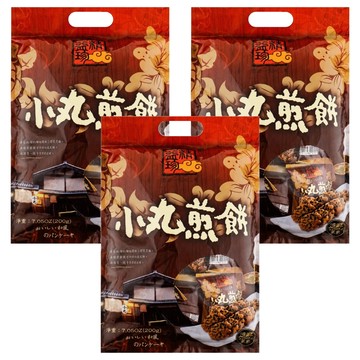 精益珍 小丸煎餅 芝麻  200g  3個
