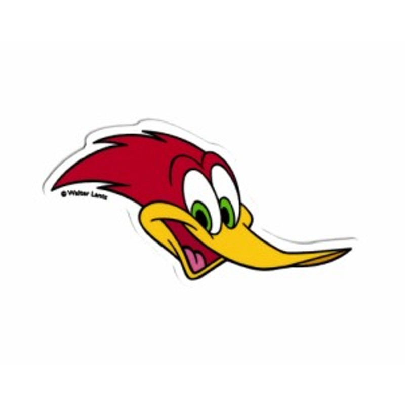 ウッディー・ウッドペッカー ステッカー アメリカン キャラクター アメリカ かわいい おしゃれ かっこいい Woody Woodpecker  ダイカット | LINEショッピング