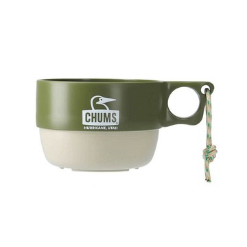 【CHUMS】Camper Soup Cup湯杯(350ML) 橄欖綠/灰