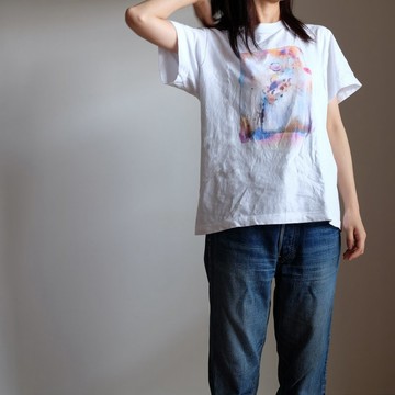 雨季限定 Rainbow shoes 5.6oz T 恤 白色
