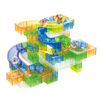 OKids 博士積木 軌道迷宮益智積木  1盒  軌道迷宮 多色