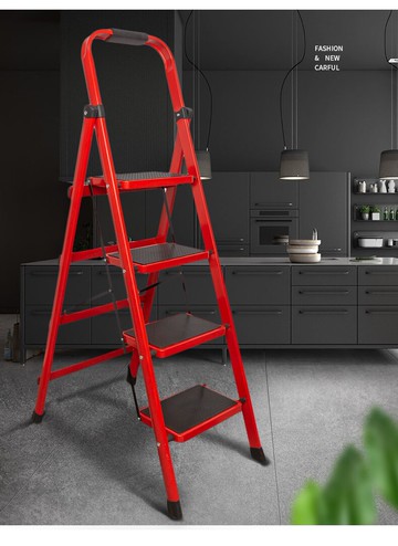 伸縮人字梯 梯子家用折疊室內伸縮加厚多功能工程梯閣樓梯人字梯扶梯小梯子『XY3576』