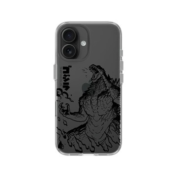 iPhone 16 Clear Case（相機按鈕） 透明 - 哥吉拉 Godzilla - 怒吼