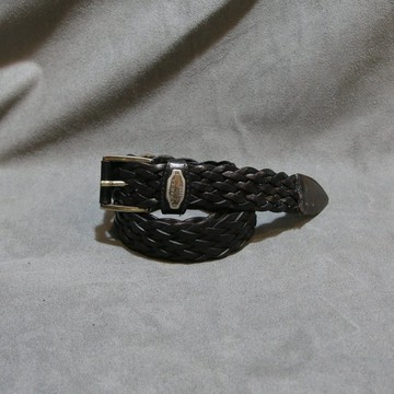 Back to Green-經典復古腰帶 亮黑 交織 yi-17//vintage belt
