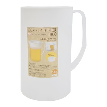 COOL PITCHER 冷水壺 冰箱門專用尺寸  透明色  1.8L  1個