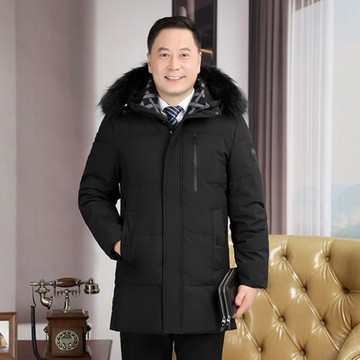 [米蘭精品] 真羽絨90%鴨絨羽絨外套羽絨衣夾克-保暖防風舒適修身簡約男外套4色74ib60