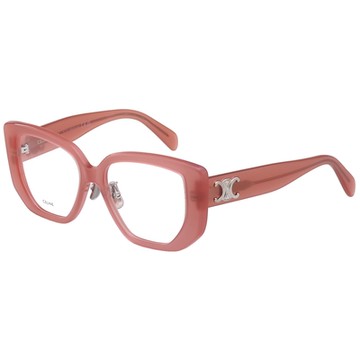 CELINE 凱旋門 光學眼鏡(珊瑚粉色)CL50146F